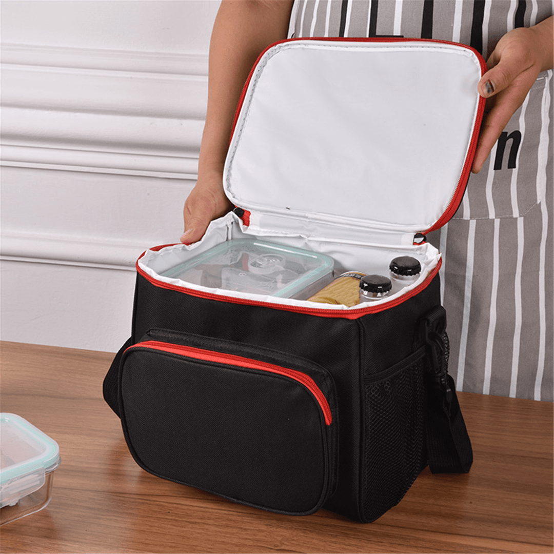 Outdoor Picnic Bag Waterproof Insulated Thermal Cooler Lunch Box Tote Lunch Food Container - MRSLM