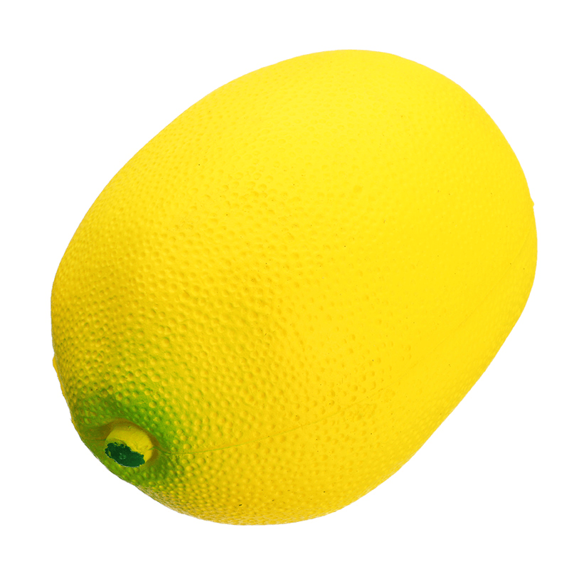 Squishy Yellow Lemon 12Cm Big Soft Slow Rising Fruit Collection Gift Decor Toy - MRSLM