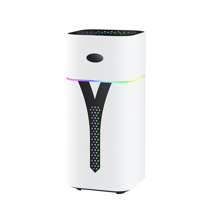 420ML Mute Cool Mist USB Humidifier with 7 Color LED Light 2 Modes for Home - MRSLM