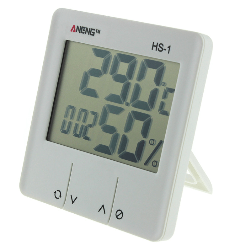 ANENG HS-1 Digital LCD Weather Station Thermometer Hygrometer Electronic Temperature Humidity Meter - MRSLM