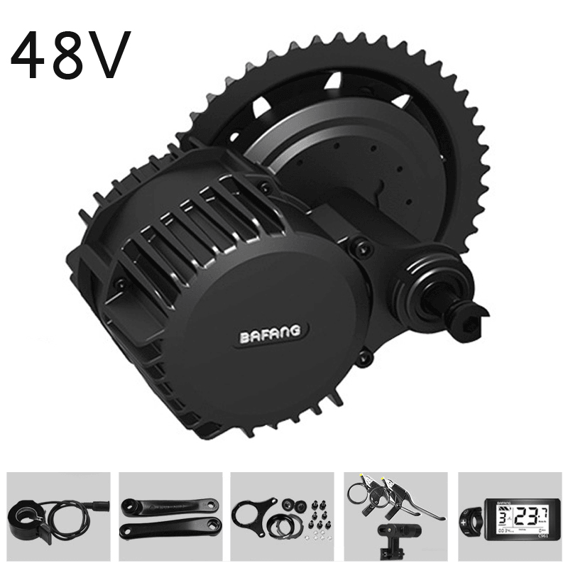 BAFANG G340 48V 350W/500W/750W 46T Bicycle Modified Electric Mid-Drive Motor Kits Set Electric Bicycle Conversion Kits 8Fun Motor - MRSLM