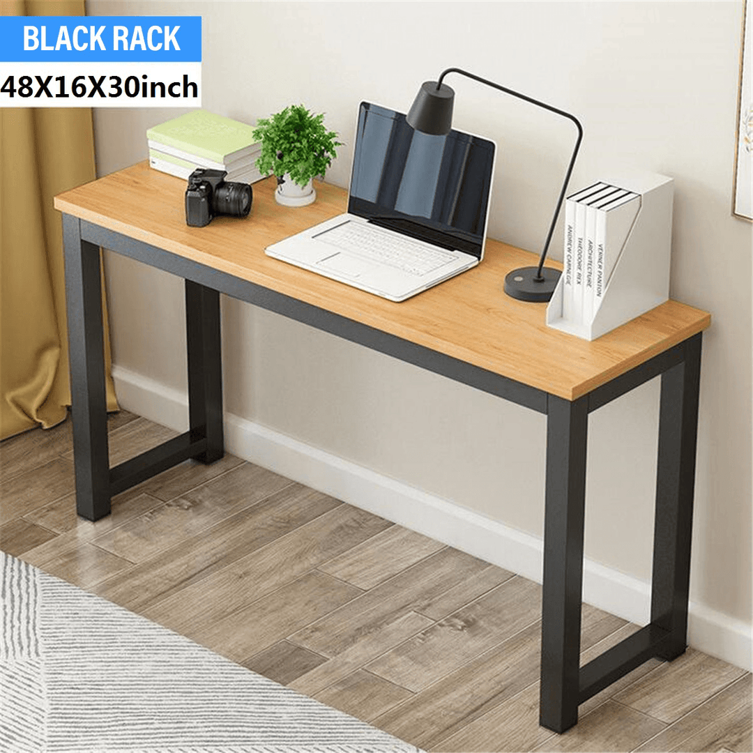 Computer Laptop Desk Writing Study Table Bookshelf Storage Rack Desktop Workstation Home Office Furniture - MRSLM