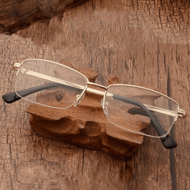 Metal round Lightweight Bifocal Reading Glasses - MRSLM