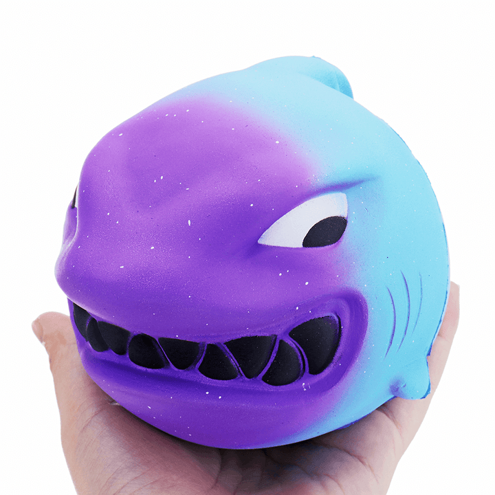 Squishy Animal Fierce Shark 11Cm Slow Rising Toy Gift Collection with Packing - MRSLM