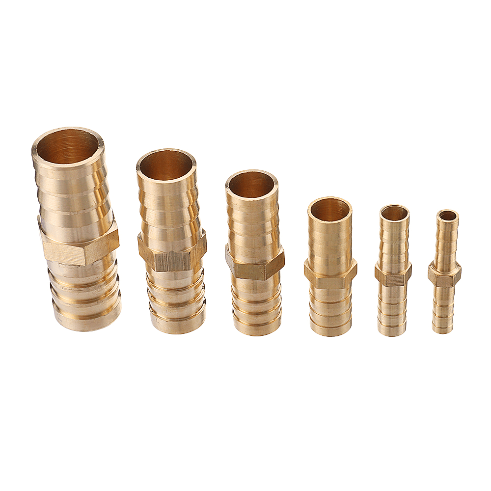 Pagoda Adapter Brass Barb Straight 2 Way Pipes Fitting 6-19Mm Pneumatic Component Hose Quick Coupler - MRSLM