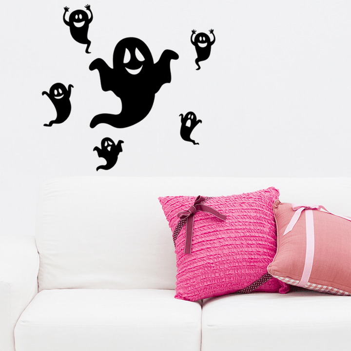 Miico FX3012 Halloween Sticker Creative Cartoon Sticker Removable Wall Sticker - Ghost - MRSLM