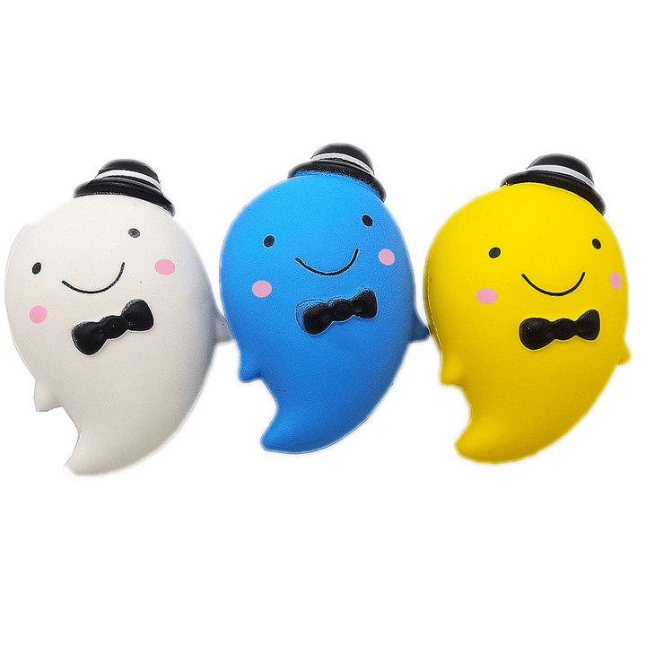 Squishy Antistress Toys for Adult Squeeze Slow Rising Gentle Ghost Squishis Water Drop Kawaii Chancery Toy Dolls for Children - MRSLM