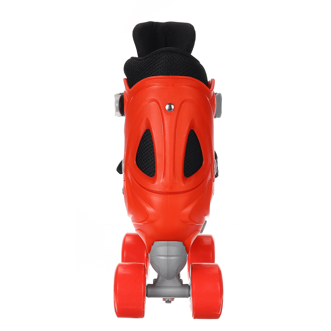 Kids Adjustable 4 Wheel Quad Roller Skates Boots Rollerblades for Childrens Adult - MRSLM