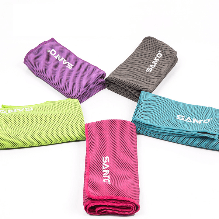 Ipree Sports Cooling Cold Towel Summer Sweat Absorbent Towel Quick Dry Washcloth for Gym Running Yoga - MRSLM