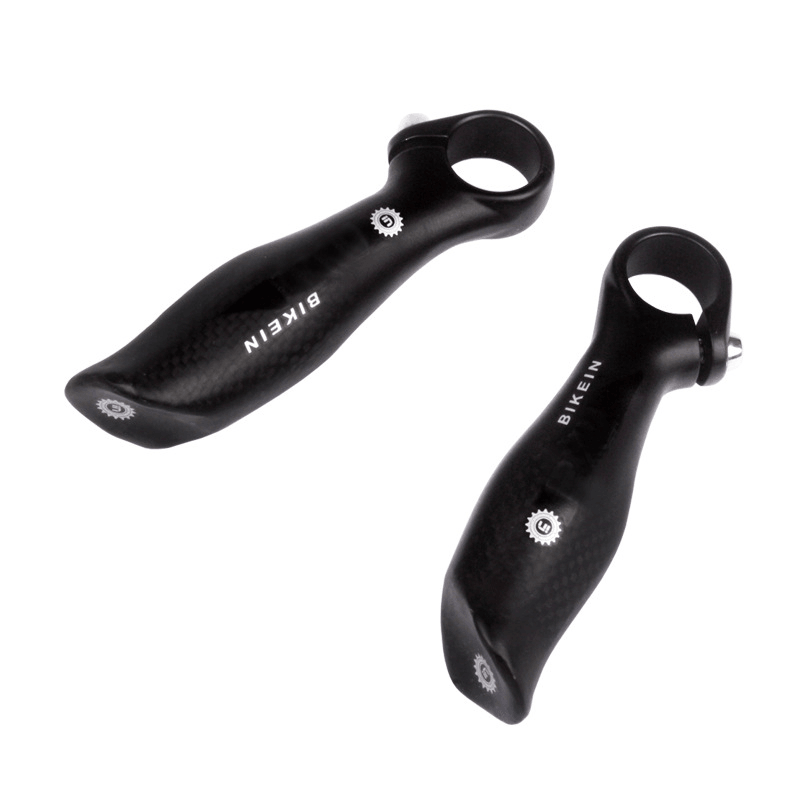 BIKEIN P21MH 22Mm Bicycle Short Handlebar 3K Matte Carbon Fiber Durable Comfortable Small Handle Mountain Bike Accessories - MRSLM