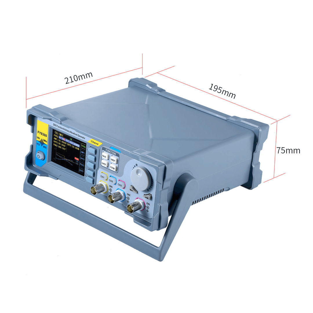 Fy8300-10Mhz/30Mhz/60Mhz Fully Numerical Control Three+Four Channel Function/Arbitrary Waveform Signal Generatorgenerator Signal-Source-Frequency-Counter DDS Three-Channel Signal Generator - MRSLM