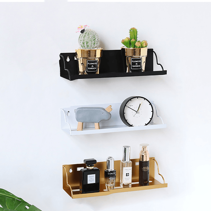 Floating Rack Shelf Wall Mount Book Storage Wooden Hanging DIY Display Decorations - MRSLM