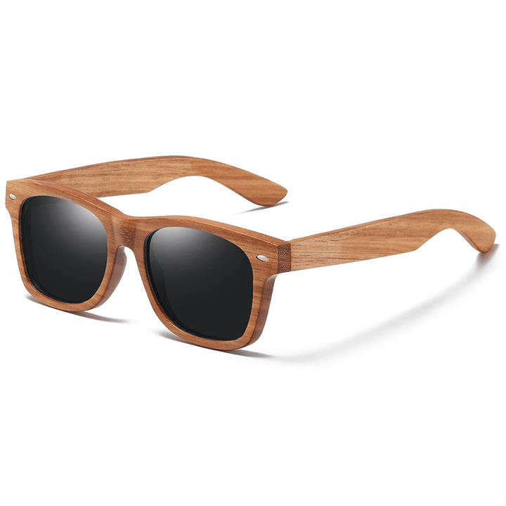 Casual Comfortable Sunglasses Wooden Sun Eyes - MRSLM