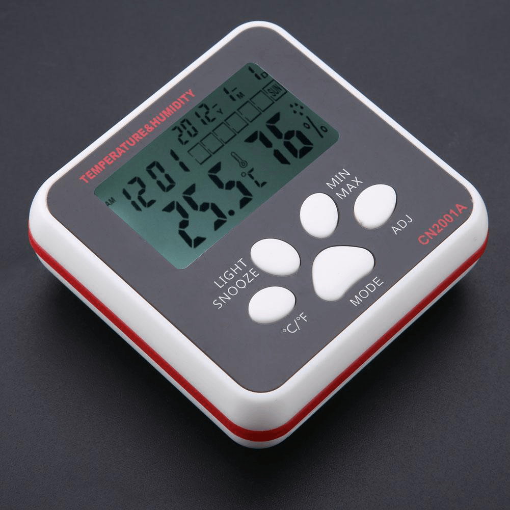 CN2001A LCD Display Digital Thermometer Humidity Meter -50-70 Degree Thermometer - MRSLM