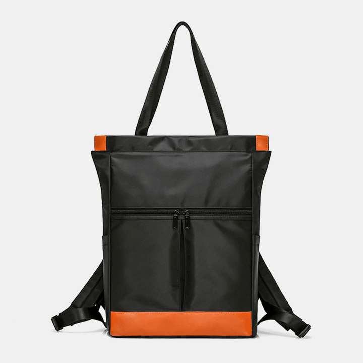 Women Multifunction Patchwork School Bag Waterproof Travel Backpack - MRSLM
