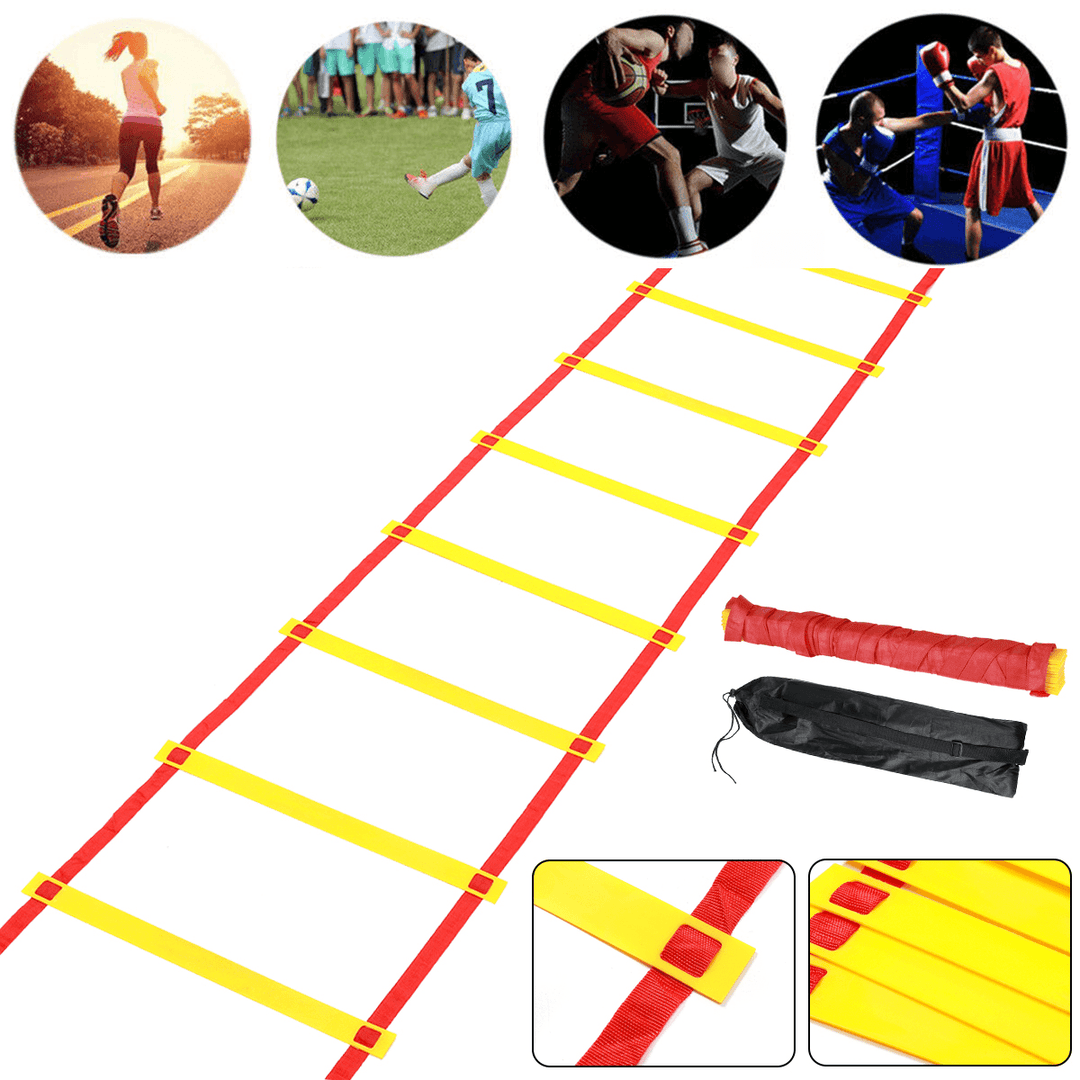 3/4/5/6/7/8/10M Ladder Ladder Basketball Football Soccer Sports Speed Training Equipment Fitness Exercise - MRSLM