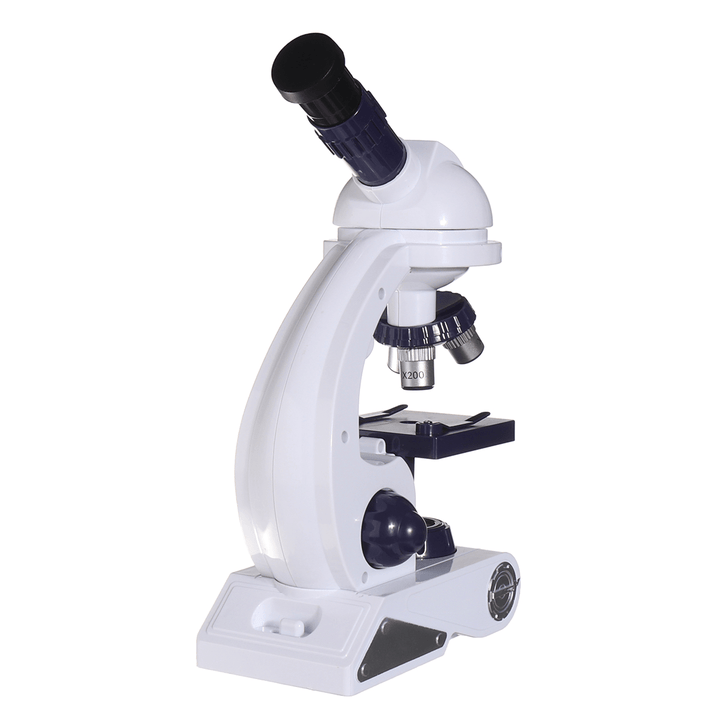 Biological Microscope Kit Children School Educational Toys Kids Gift 80X - 450X - MRSLM