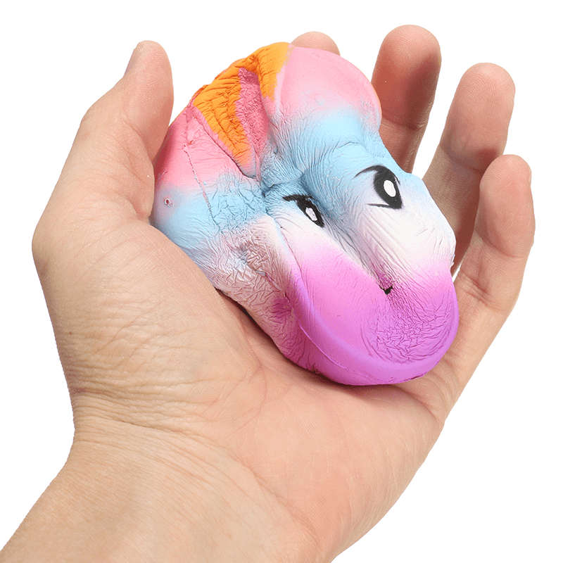 Squishy Strawberry Face 9Cm Soft Slow Rising with Packaging Collection Gift Decor Toy - MRSLM