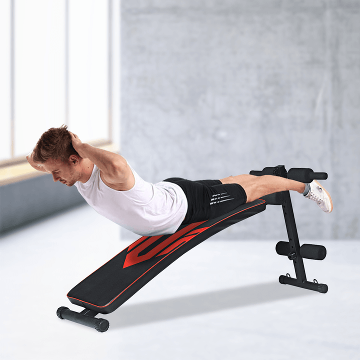 KALOAD 250KG Bearing Home Sit up Sit-Ip Bench Foldable Fitness Board Dumbell Bench Abdominal Exerciser - MRSLM