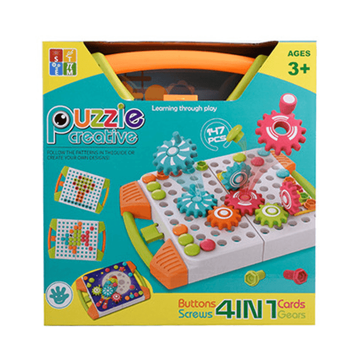 Screw Puzzle Boy Girl Assembling Toolbox Toy - MRSLM