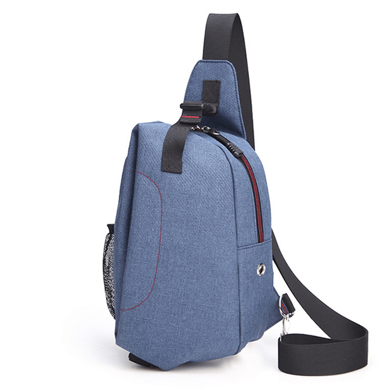 Men Canvas Outdoor Sport Multi-Functional Crossbody Bag - MRSLM