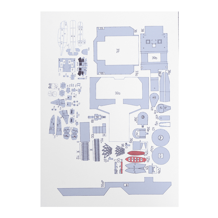 1:200 High Simulation Missile Destroyer Battleship Model DIY Education Building Toys - MRSLM