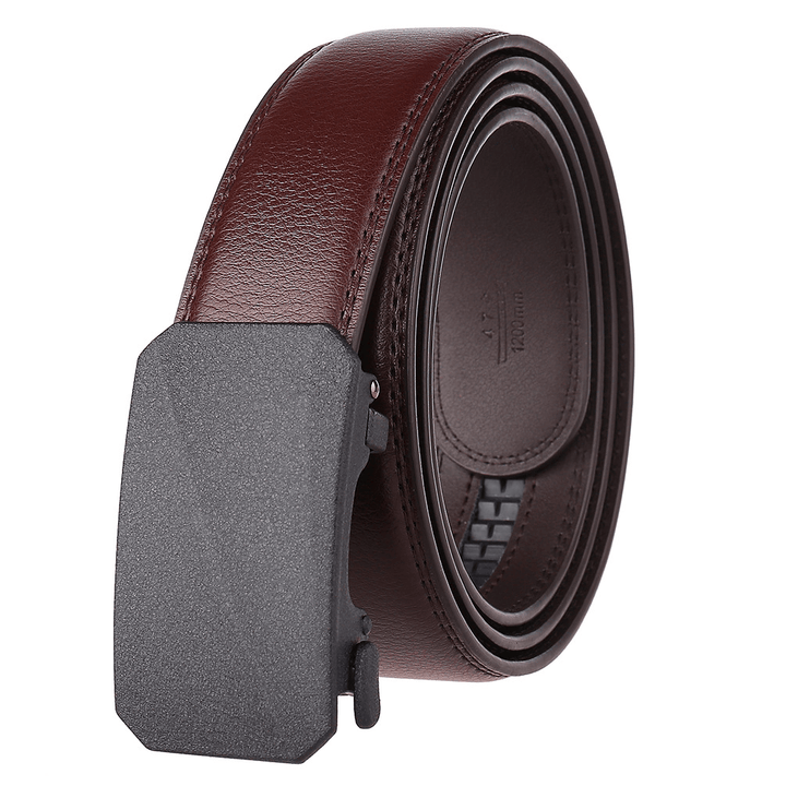 Alloy Automatic Buckle Belt Men'S Belt Leather Belt - MRSLM