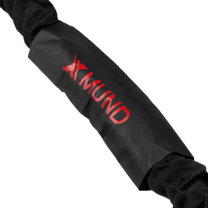 XMUND XD-BR1 Battle Rope Exercise Training Rope 30Ft Length Workout Rope Fitness Strength Training Home Gym Outdoor Cardio Workout, Anchor Kit Included - MRSLM