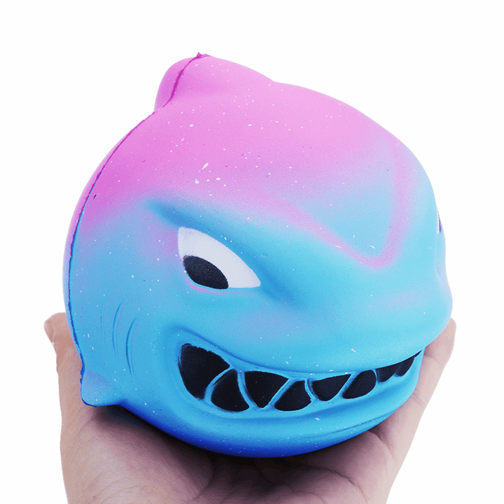 Squishy Animal Fierce Shark 11Cm Slow Rising Toy Gift Collection with Packing - MRSLM