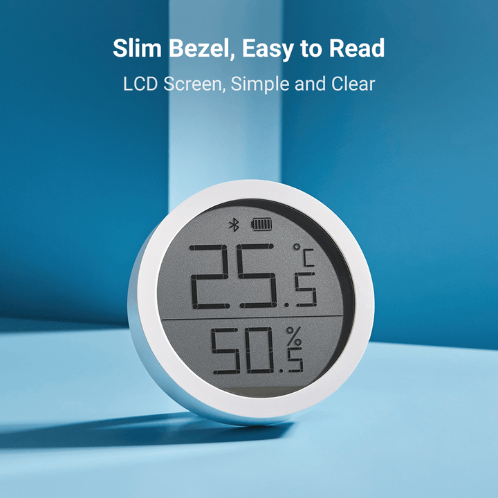 Cleargrass Qingping Bluetooth 5.0 Smart Temperature Humidity Sensor Control Indoor Hygrometer Thermometer Detector Work with Xiaomi Mijia APP - MRSLM