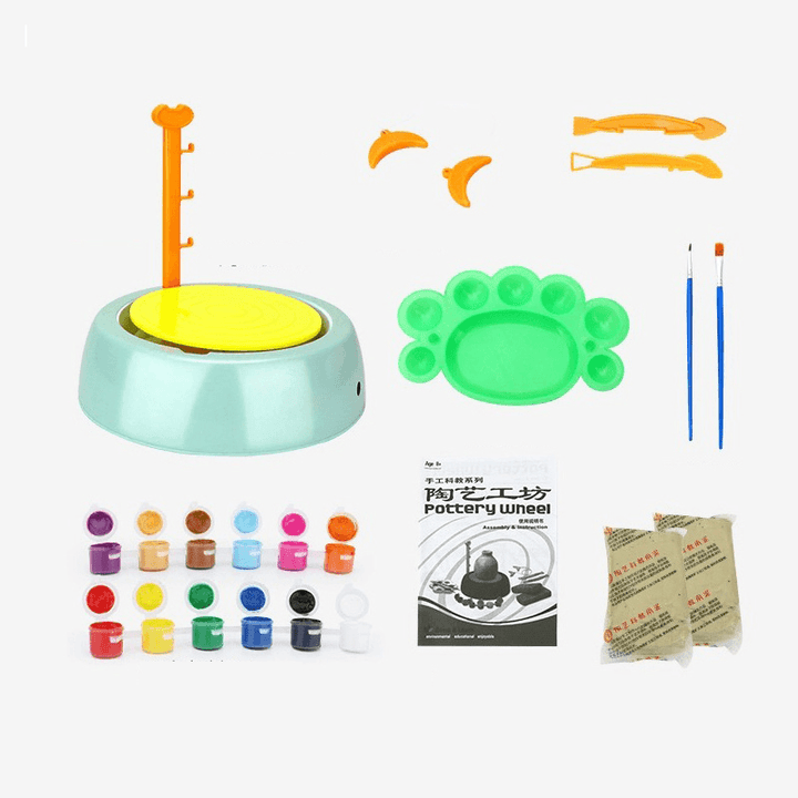 Children'S Handmade Pottery Machine Tool Set - MRSLM