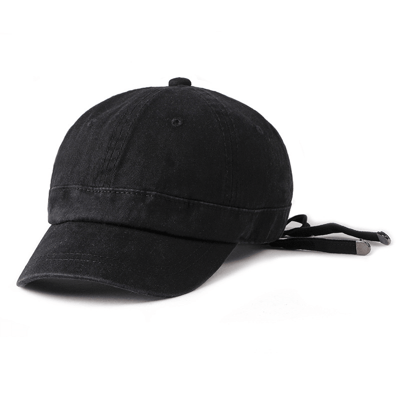 Men Women Washed Cotton Baseball Cap Peaked Hat - MRSLM