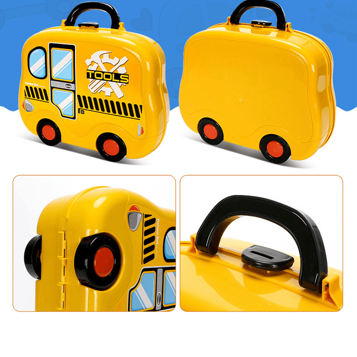 23PCS Children'S Maintenance Tools Kit Set Repair Tool Suitcase Kids' Educational Repair Toys Gift - MRSLM