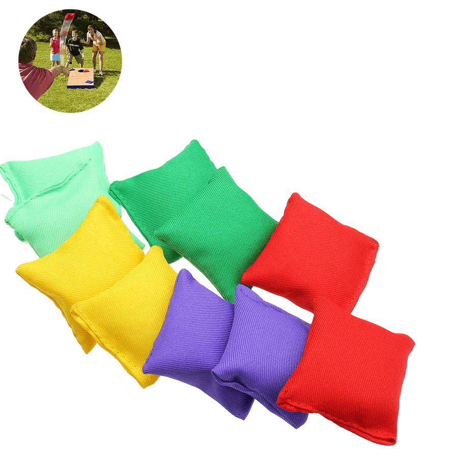 10 Pcs Nylon Bean Bags Children Family Throwing Sandbag Ball Camping Gargen Sport Game - MRSLM