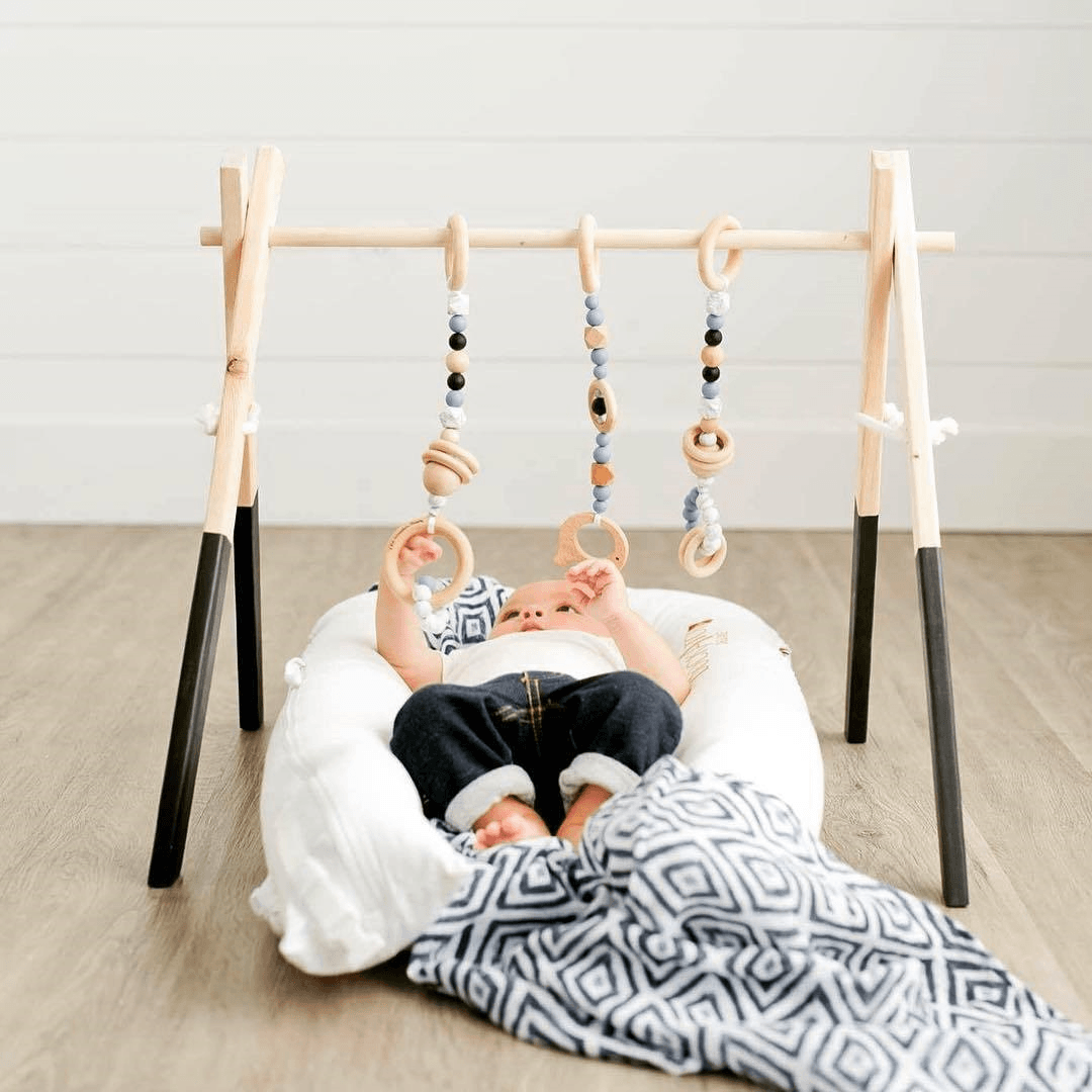 Wooden Baby Infant Fitness Frame Decorative Toys - MRSLM