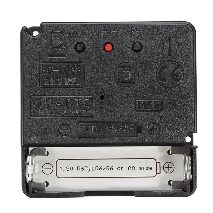 DIY Kit UK MSF Time Atomic Radio Controlled Silent Clock Mechanism Movement - MRSLM