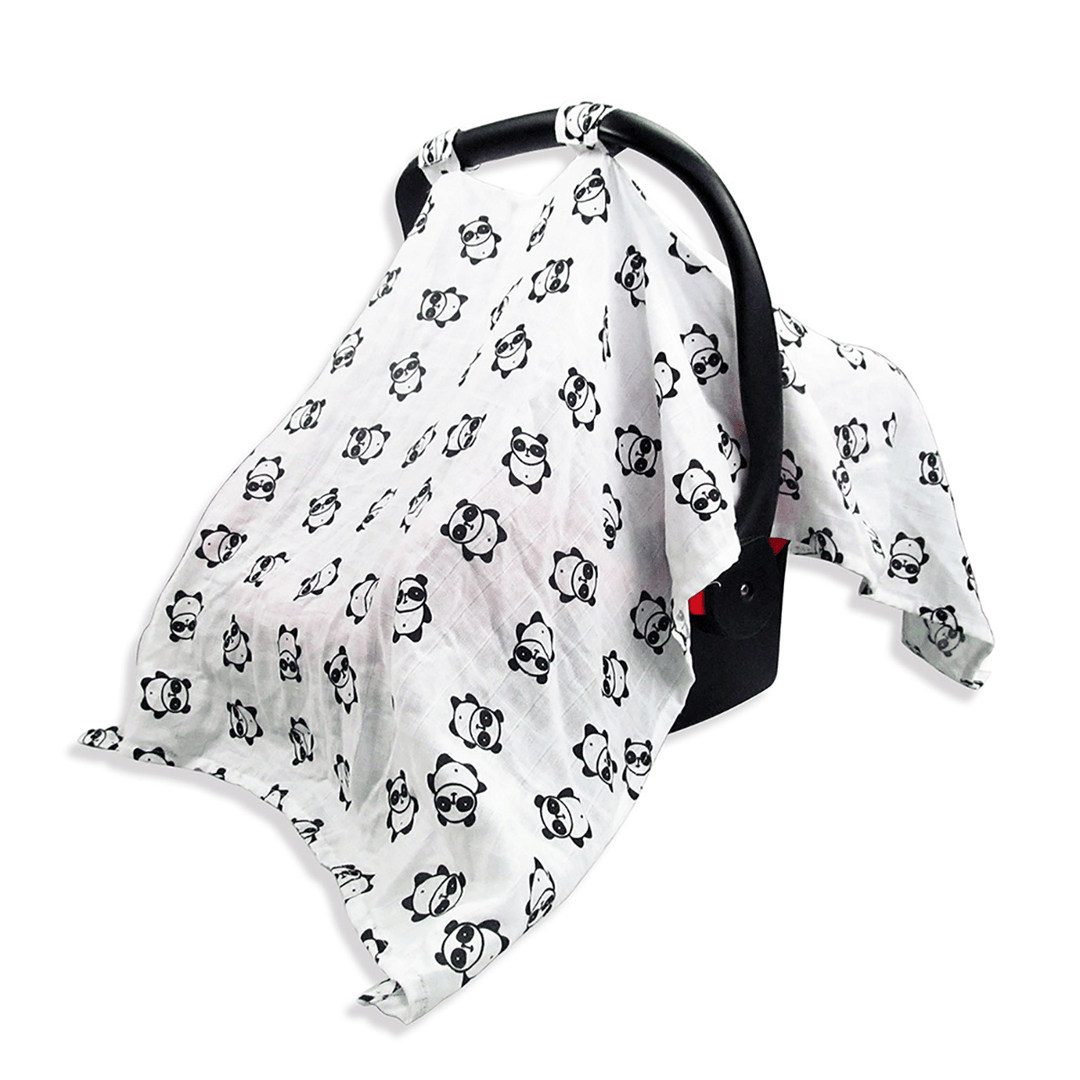 4-IN-1 Baby Stroller Car Seat Cart Cover Newborn Infant Nursing Cover Scarf Multi-Use Breathable Protective Covers for Babies Push Cart - MRSLM