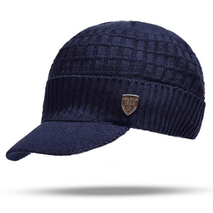 Knitted Hat Pleated Cap to Keep Warm - MRSLM