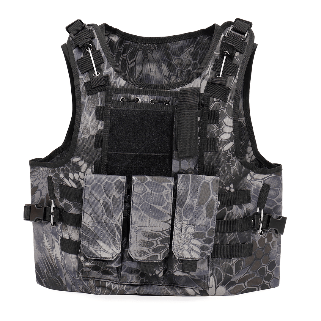 Outdoor Tactical Military Vest Sports Hunting Hiking Climbing Plate Carrier Paintball Combat Vest - MRSLM