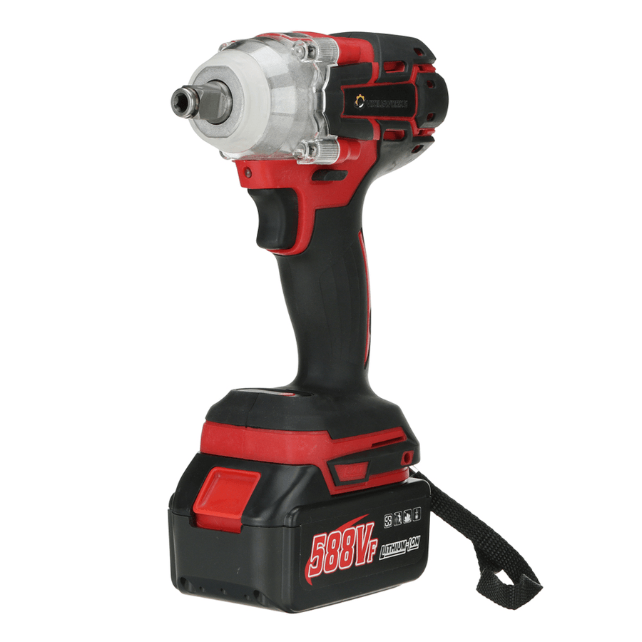 588VF 2 in 1 Electric Cordless Brushless Impact Wrench Driver Socket Screwdriver Also Suitable for Makita Battery - MRSLM