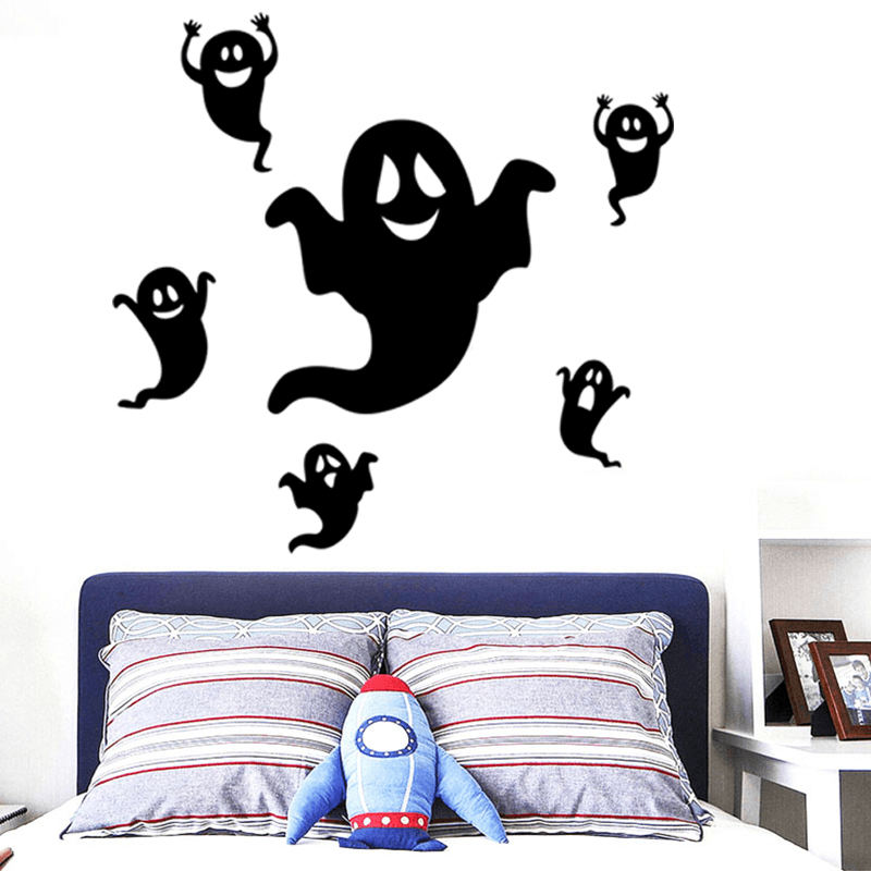 Miico FX3012 Halloween Sticker Creative Cartoon Sticker Removable Wall Sticker - Ghost - MRSLM