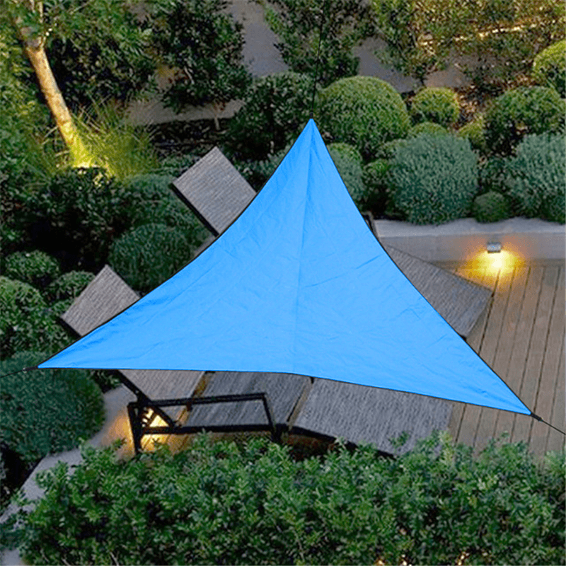 3M Triangular Waterproof Tent Sunshade Garden Patio Awning Canopy Sun Shelter - MRSLM