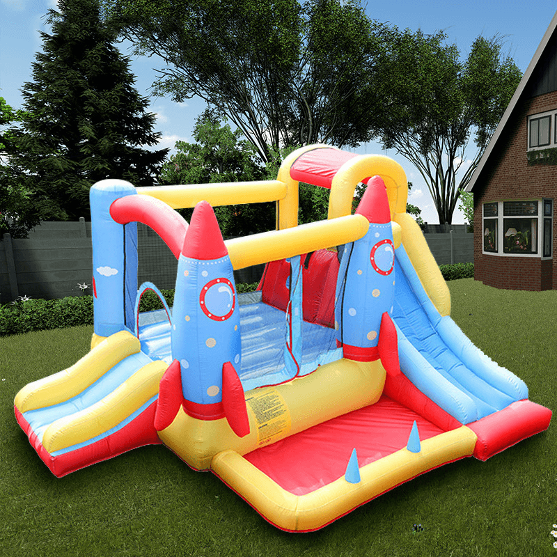 Children'S Inflatable Castle Park Outdoor Large Trampoline - MRSLM