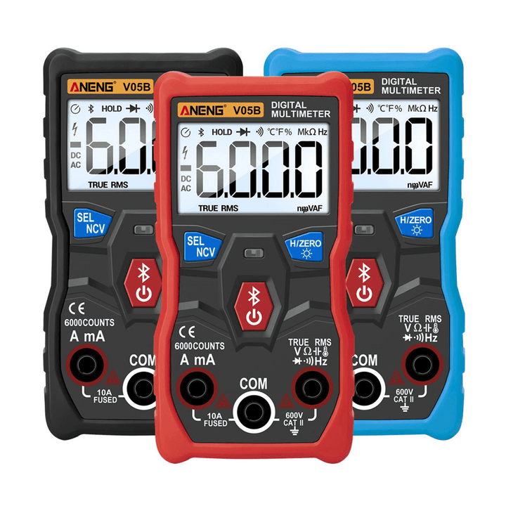 ANENG V05B Digital True RMS Bluetooth 6000 Counts Professional Analog Multimeter AC/DC Currents Voltage Mini Testers Multimetro - MRSLM