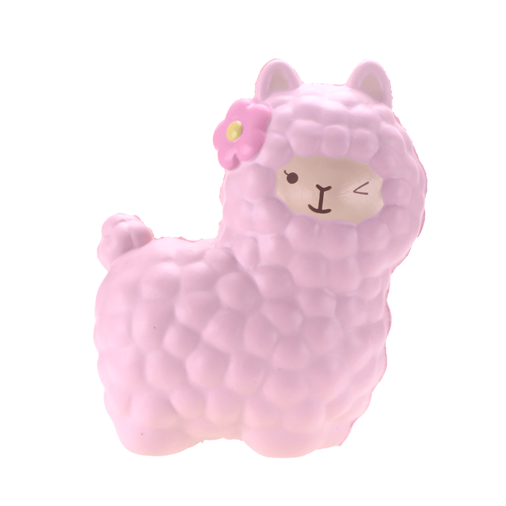 Vlampo Squishy Alpaca 17X13X8Cm Licensed Slow Rising Original Packaging Collection Gift Decor Toy - MRSLM