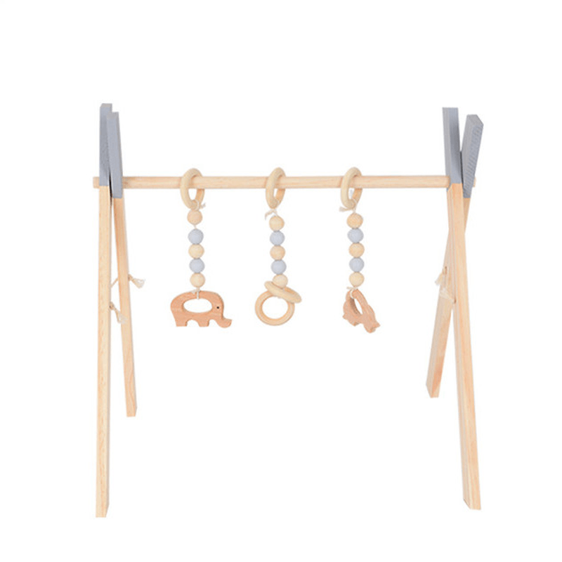 Wooden Baby Infant Fitness Frame Decorative Toys - MRSLM