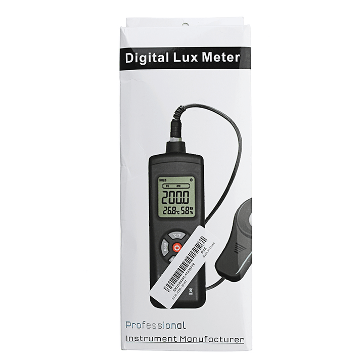 TL-601 Digital Lux Meter Luminometer Illumination Meter Thermometer Hygrometer - MRSLM