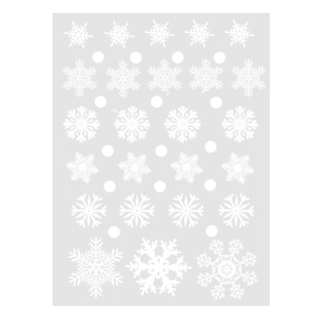 Christmas Snowflakes Window Clings Decals Winter Decorations for 2020 Christmas Home Window Decor - MRSLM