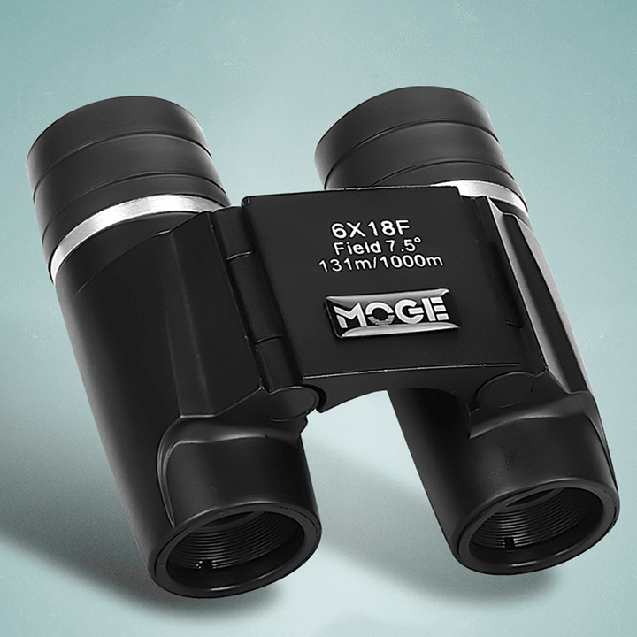 MOGE 6X18 Binoculars Microscope HD Night Vision Professional Binoculars for Outdoor Camping Travel - MRSLM