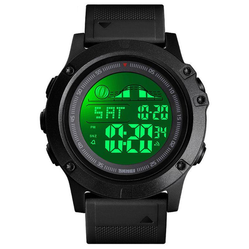 SKMEI 1476 Large Dial Multi-Function Chronograph Alarm Outdoor Sports Waterproof Men Watch Digital Watch - MRSLM